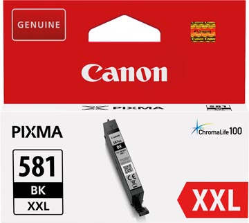 Canon cartouche d'encre cli-581bk xxl, 795 photos, oem 1998c001, noir