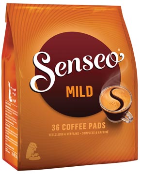 Douwe egberts senseo mild, sachet de 36 dosettes de café