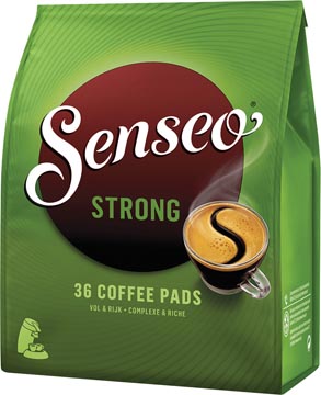 Douwe egberts senseo strong, sachet de 36 dosettes de café