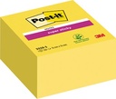 Post-it super sticky notes cube, 350 feuilles, ft 76 x 76 mm, jaune néon