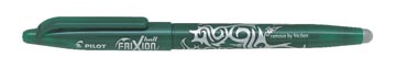 Pilot roller frixion ball, encre gel, vert