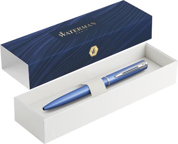 Waterman stylo bille allure, pointe moyenne, giftbox, blauw