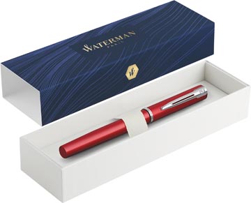 Waterman stylo plume allure, pointe fine, giftbox, rood