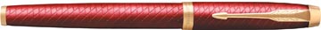 Parker im premium roller, fine, en boîte-cadeau, deep red (rouge/or)