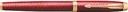 Parker im premium stylo plume, fine, en boîte-cadeau, deep red (rouge/or)