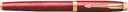 Parker im premium stylo plume, moyenne, en boîte-cadeau, deep red (rouge/or)