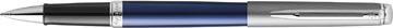 Waterman hémisphère coloured roller pointe fine, en boîte-cadeau, matte blue ct