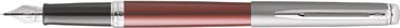 Waterman hémisphère coloured stylo plume pointe moyenne, en boîte-cadeau, matte red ct