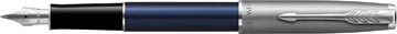 Parker stylo plume sonnet essential, fine, en boîte-cadeau, blue ct (bleu)