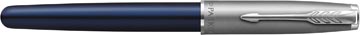 Parker stylo plume sonnet essential, moyenne, en boîte-cadeau, blue ct (bleu)