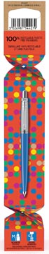 Parker jotter originals cracker stylo bille, denim blue (bleu denim)