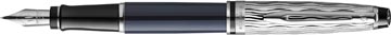 Waterman stylo plume expert 22, fine, en boîte-cadeau, blue ct