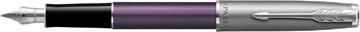 Parker stylo plume sonnet, fine, en boîte-cadeau, violet