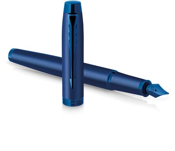 Parker im monochrome blue stylo plume, moyen, giftbox