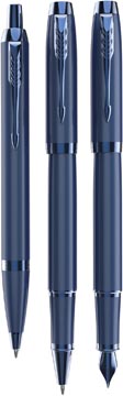 Parker im monochrome blue roller, fine, giftbox