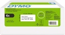 Dymo étiquettes labelwriter, ft 25 x 54 mm, blanc, boîte de 6 x 500 étiquettes