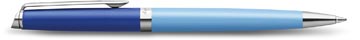 Waterman hémisphère colour blocking roller, pointe fine blue ct