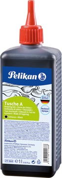 Pelikan encre de chine, noir, flacon avec bec verseur de 1 l