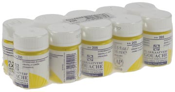 Talens gouache extra fine flacon de 16 ml, jaune citron