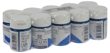 Talens gouache extra fine flacon de 16 ml, bleu clair (cyan)