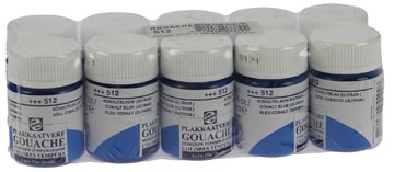 Talens gouache extra fine flacon de 16 ml, bleu cobalt (outremer)