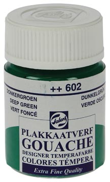 Talens gouache extra fine flacon de 16 ml, vert foncé