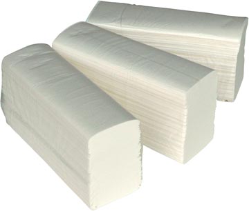 Europroducts essuie-mains en papier, multifold, 2 plis, paquet de 150 feuilles