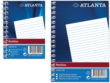 Atlanta by jalema carnet de notes ft a7, ligné, blue