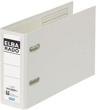 Elba rado plast classeur pour ft a5 oblong, blanc, dos de 7,5 cm