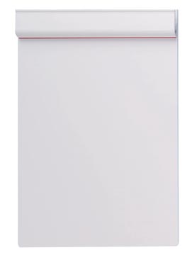 Maul porte-bloc pro a3 portrait, plastique, pince sur largeur 21.8cm, blanc