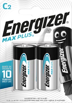 Energizer piles max plus c, blister de 2 pièces