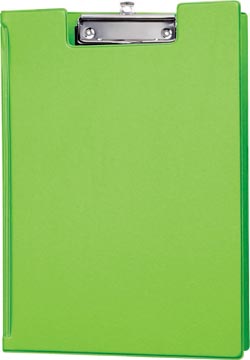 Maul chemise á pince avec insert a4, pvc plastifié, néon vert