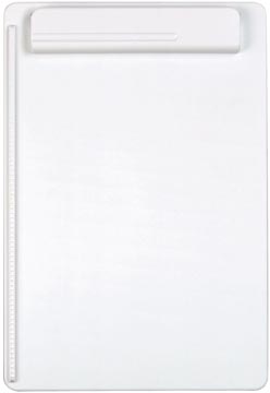 Maul porte-bloc a4 go eco a4 portrait, avec porte-stylo, 85% plastic recyclé, blanc