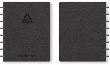 Adoc business cahier, ft a5, 144 pages, ligné, noir