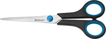 Westcott ciseaux softgrip 17,5 cm, anneaux symmétriques