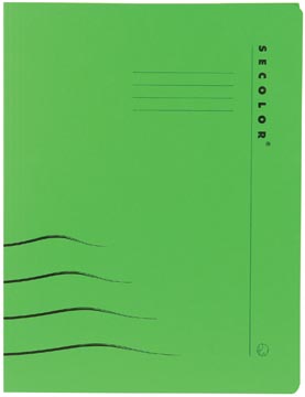 Jalema chemise avec clip secolor pour ft a4 (31 x 25/23 cm), vert