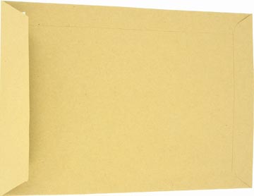 Enveloppes, ft 162 x 229 mm avec bande adhésive, en papier kraft de 90 g, brun, boîte de 500 pièces