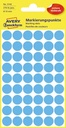 Avery etiquettes ronds diamètre 12 mm, bleu, 270 pièces