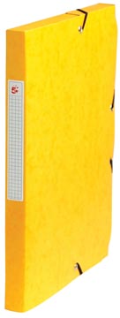 Pergamy boîte de classement, dos de 2,5 cm, jaune
