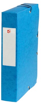 Pergamy boîte de classement, dos de 6 cm, turquoise