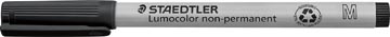 Staedtler lumocolor 315, marqueur ohp, non permanent, 1,0 mm, noir