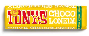 Tony's chocolonely barre de chocolat, 47g, nougat