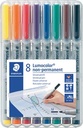 Staedtler lumocolor 315, marqueur ohp, non permanent, 1,0 mm, box de 8 pièces en couleurs assorties