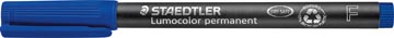 Staedtler lumocolor 318, marqueur ohp, permanent, 0,6 mm, bleu