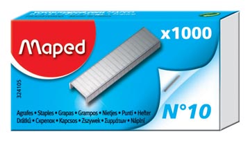 Maped agrafes n° 10, boîte de 1.000 agrafes