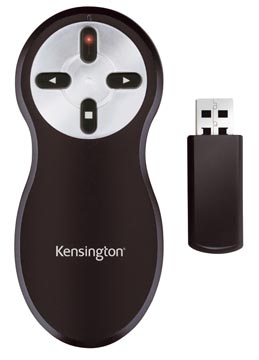 Kensington wireless presenter avec pointeur laser sans carte mémoire