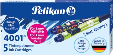 Pelikan cartouches d'encre 4001, bleu royal