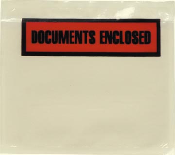 Dokulops c7, ft 100 x 113 mm, boîte de 1000 pièces, texte: documents enclosed