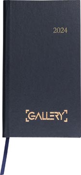 Gallery agenda, minitimer,  bleu