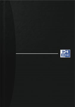 Oxford office essentials cahier, couverture rigide, 192 pages, ligné, ft a5, smart black